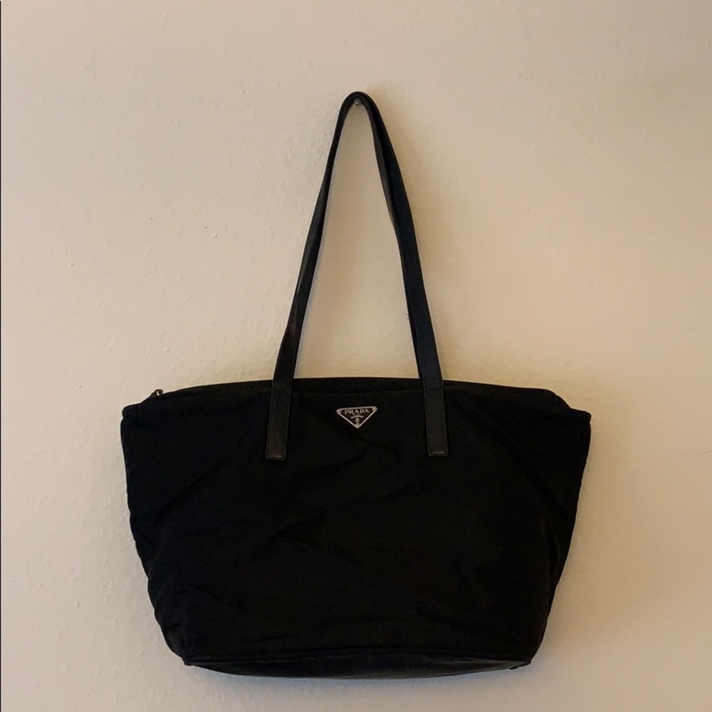 Authentic Black Prada Shoulder Bag